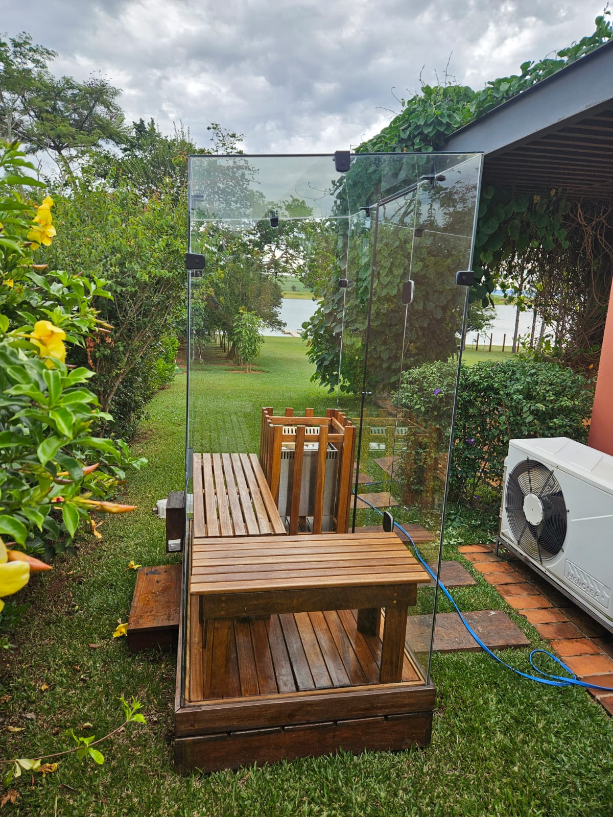 Sauna de vidro temperado - foto 2