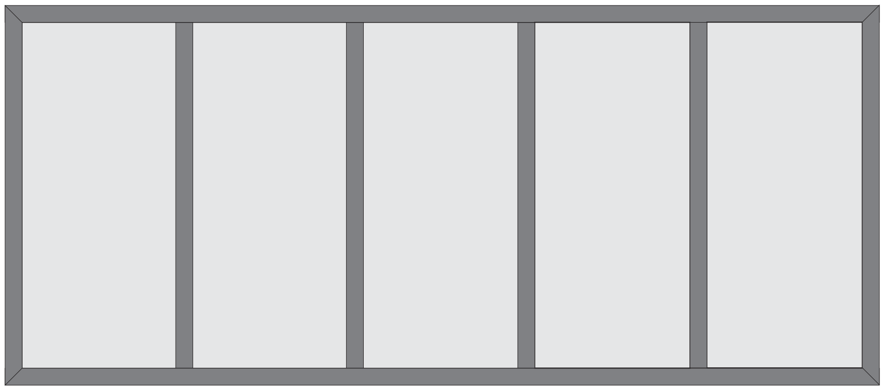 COBERTURA 5 MÓDULOS COM ACRÍLICO