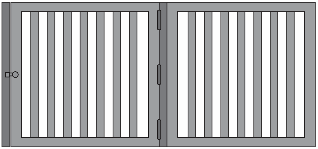 PORTINHOLA DE GIRO COM FIXO LATERAL TUBO 50X25