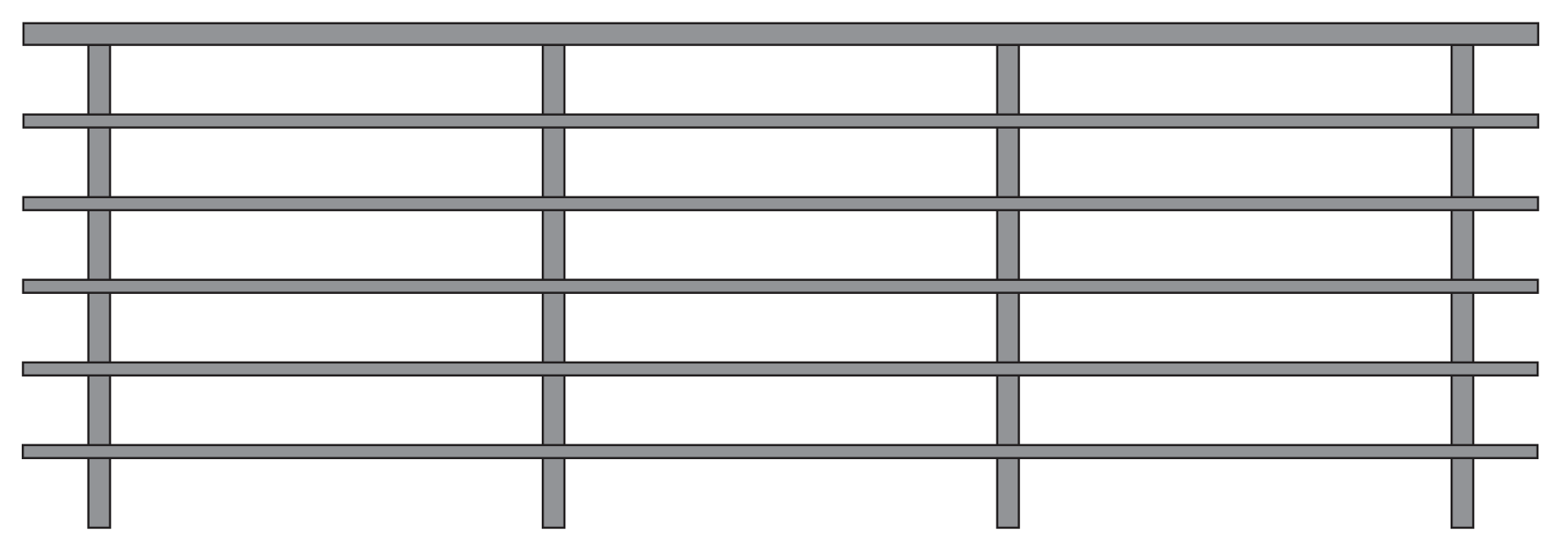 GUARDA CORPO COM PERFIL CG-079 / CG-012 / CG-078