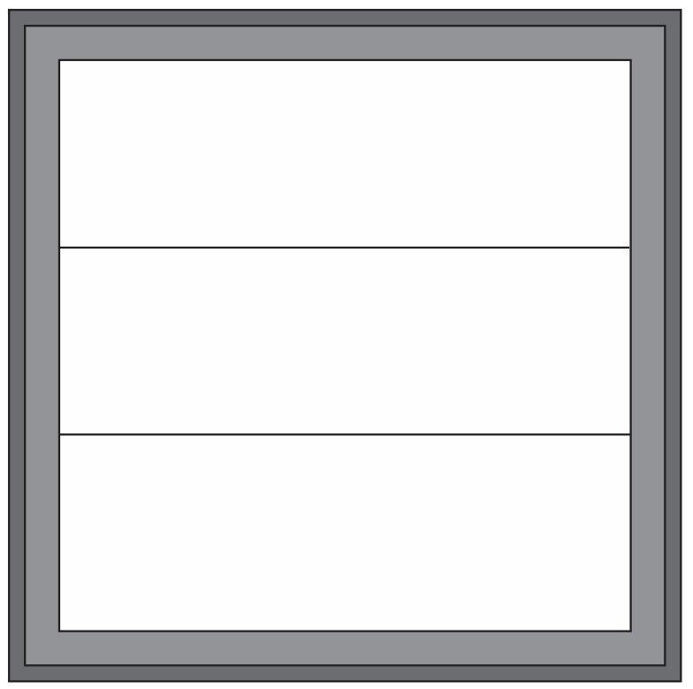 FIXO COM JUNTA SECA NA HORIZONTAL 3 MÓDULOS