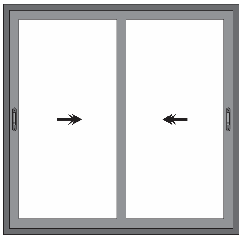 JANELA DE CORRER 2 FOLHAS