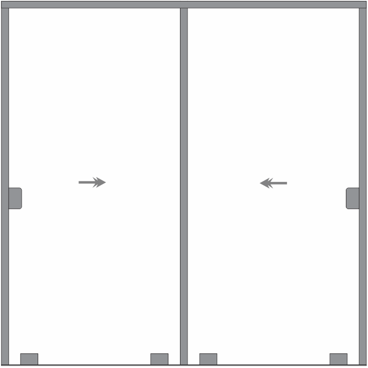 PORTA 2 FOLHAS MÓVEIS