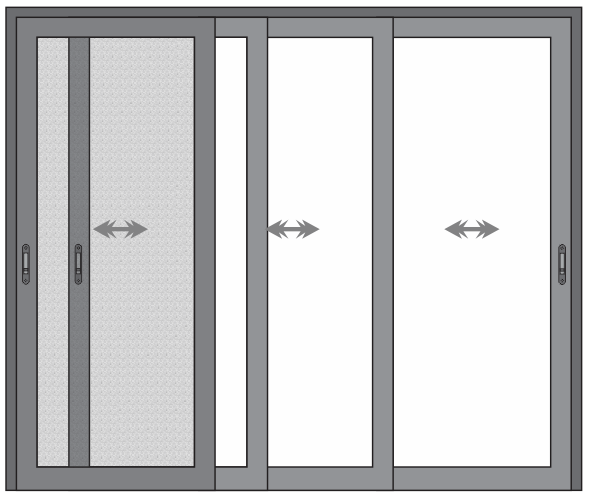 PORTA 4 FOLHAS COM TELA MOSQUETEIRO TRILHO COGUMELO