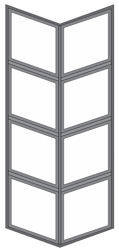 FACHADA DE CANTO 4X2