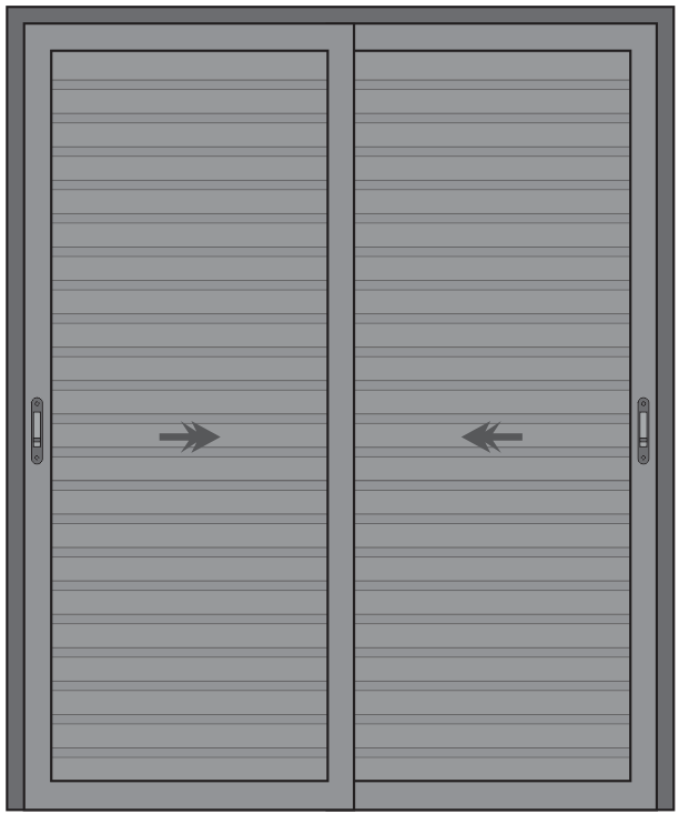 PORTA 2 FOLHAS DE VENEZIANA