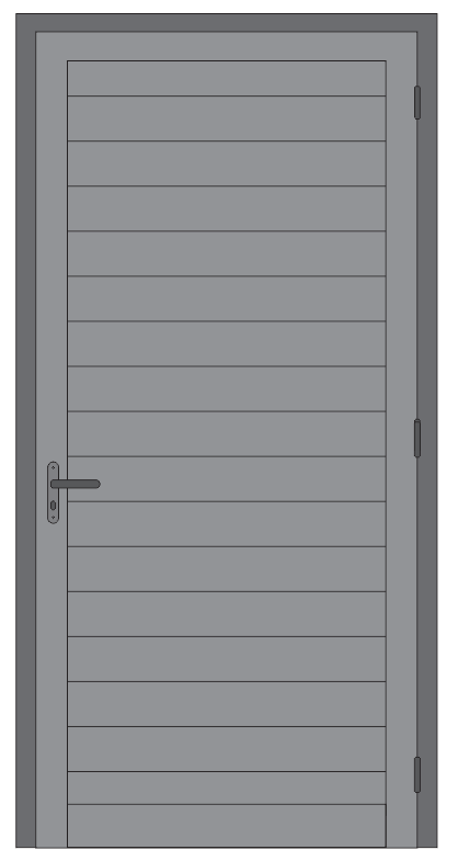 PORTA INTEGRADA 2 FOLHAS AUTOMÁTICA