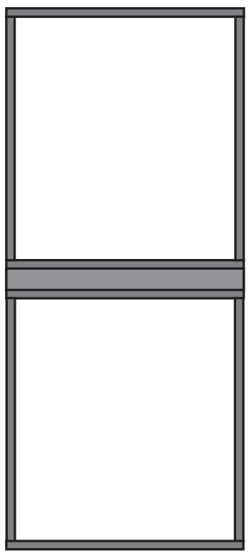 FIXO 2 MÓDULOS COM TUBO 5X5 PERFIL "U"
